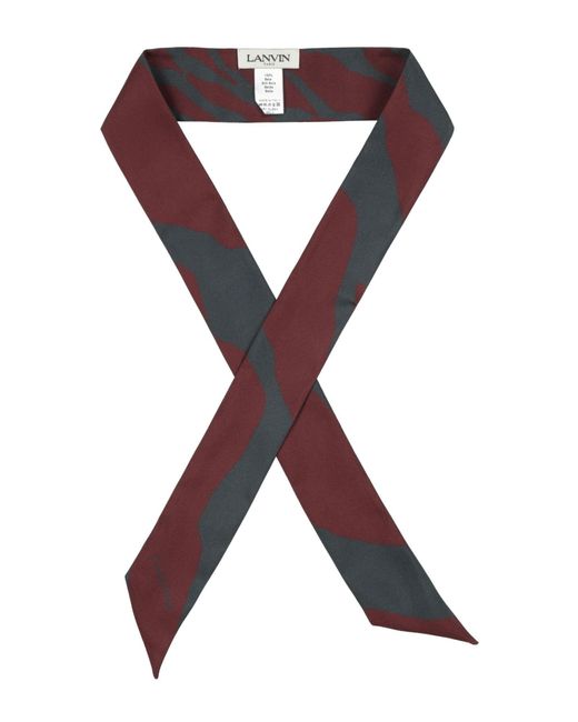 Lanvin Black Scarves