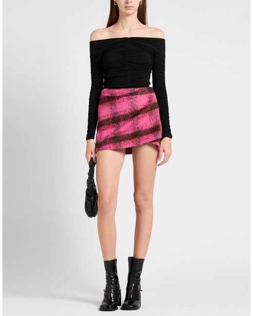 WEILI ZHENG Red Mini Skirt