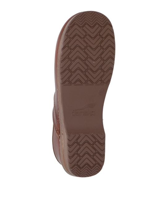 Dansko Brown Mules & Clogs Leather