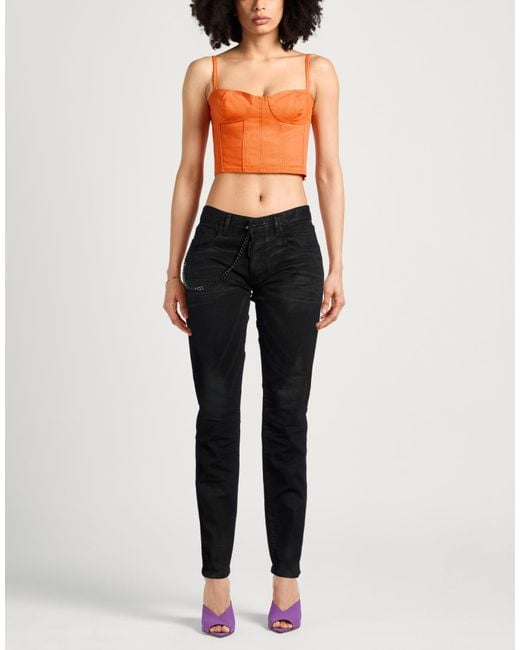 DSquared² Black Jeans Cotton, Elastane