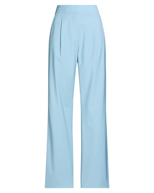 Veronica Beard Blue Pants Wool, Polyamide, Elastane