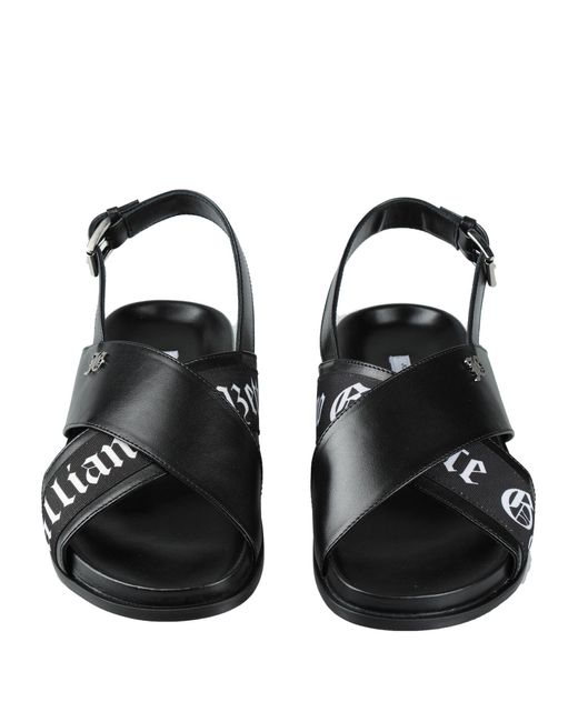John Galliano Black Sandals for men