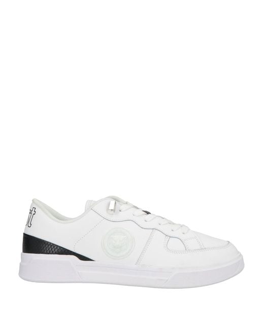 Just Cavalli White Sneakers Polyurethane for men