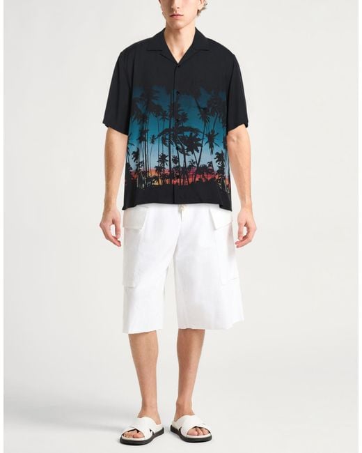 Céline Blue Midnight Shirt Viscose for men