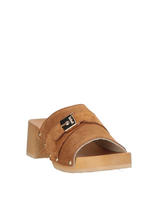 Scholl Brown Sandale