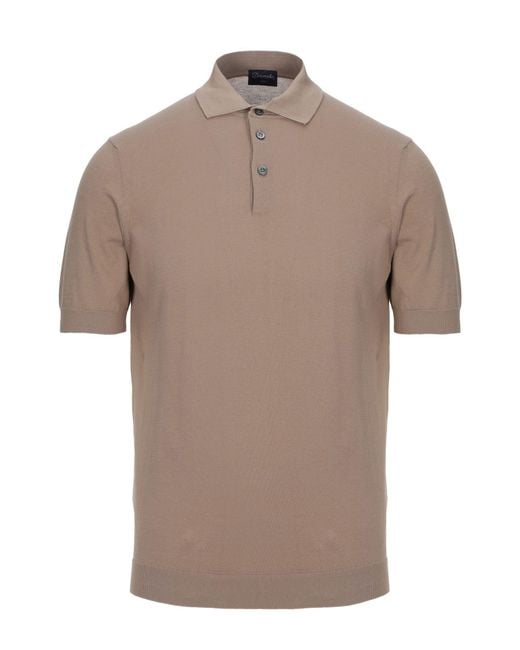 Drumohr Poloshirt in Brown für Herren