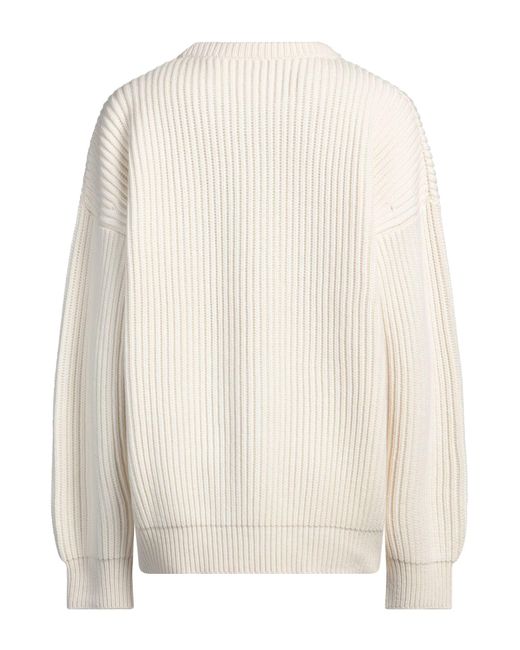 Dolce & Gabbana White Cream Sweater Cashmere, Wool