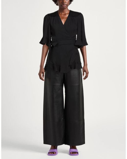 Twinset Black Top Acetate, Viscose