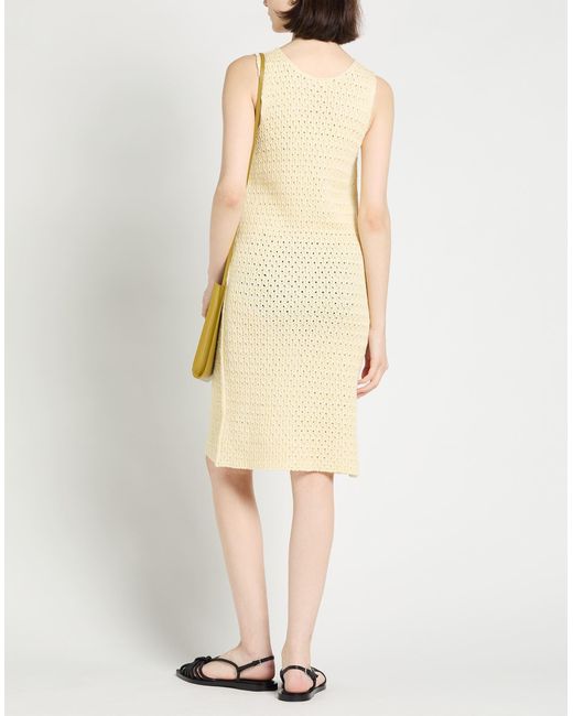 Jil Sander Natural Mini Dress