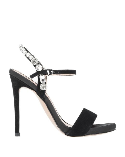 Luciano Barachini Black Sandals