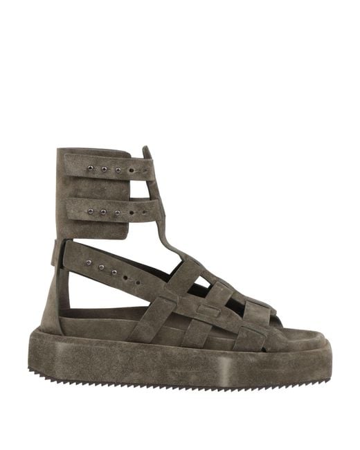 Rick Owens Green Sandals for men