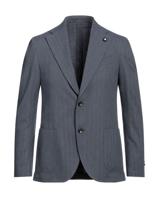 Lardini Blue Blazer for men