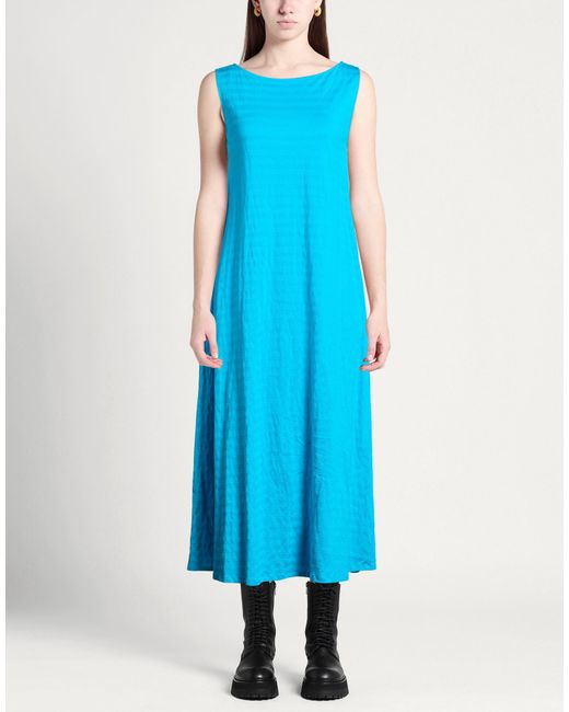 Apuntob Blue Midi Dress