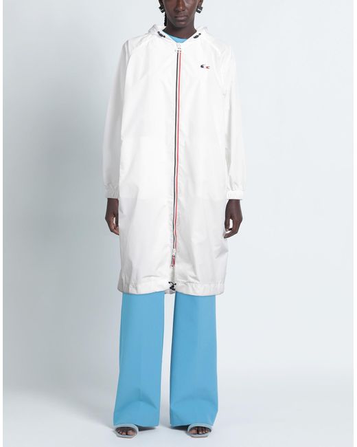 Lacoste White Overcoat & Trench Coat