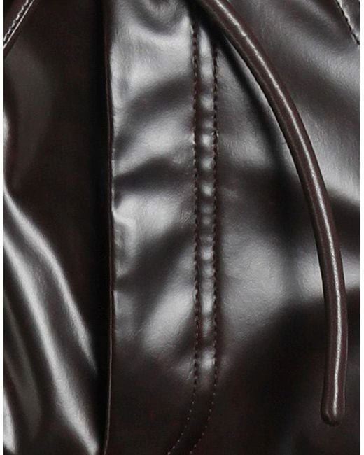 Nanushka Black Pants Polyurethane