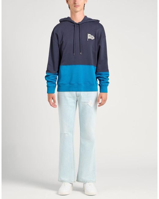 Maison Kitsuné Blue Sweatshirt for men
