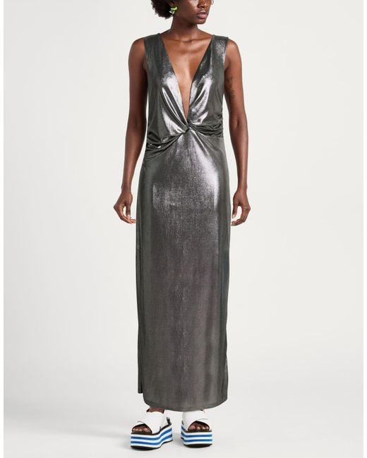 ViCOLO Metallic Maxi Dress Polyester, Elastane