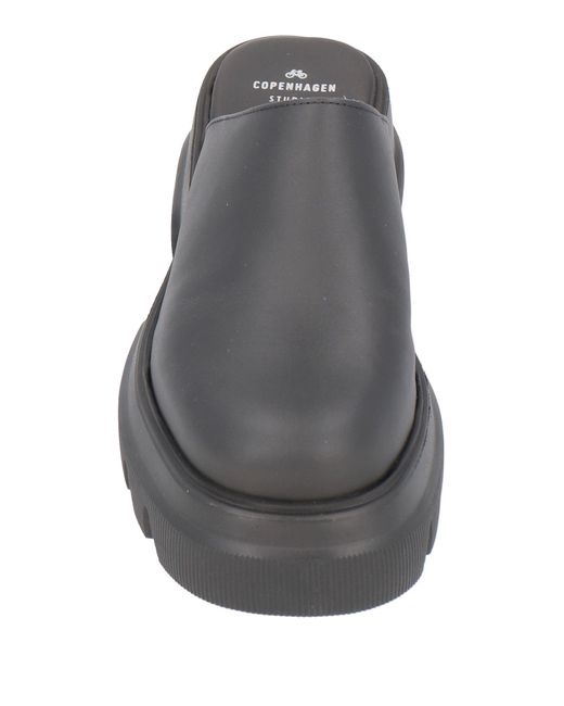 COPENHAGEN Gray Mules & Clogs