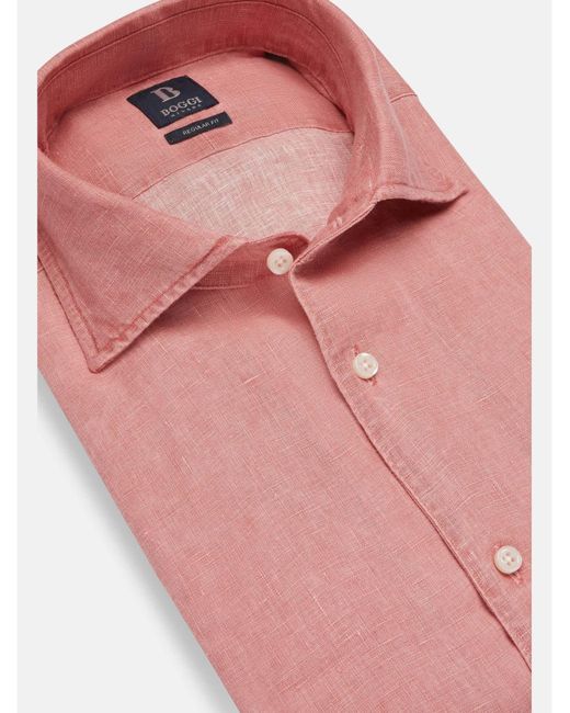 Camisa Boggi de hombre de color Pink