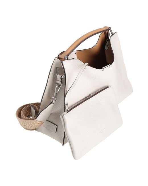 Gianni Chiarini White Handbag Leather