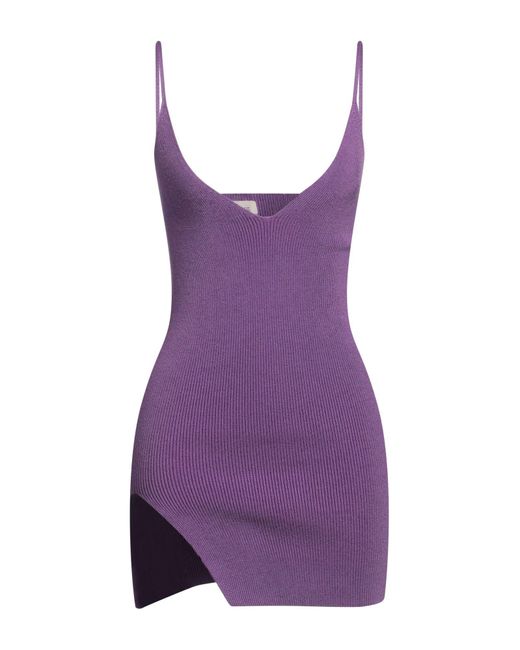 Laneus Purple Mini Dress