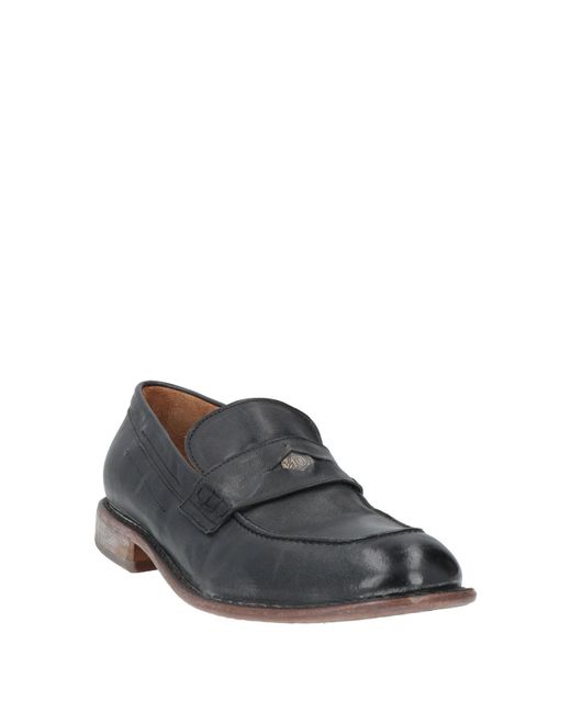 Moma Gray Midnight Loafers Leather for men