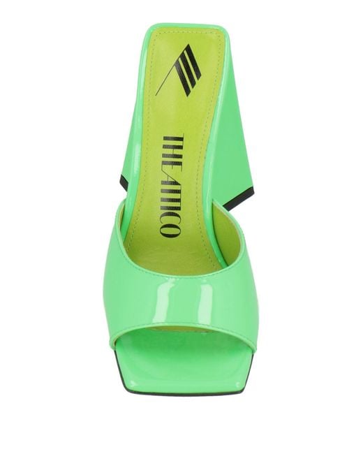 The Attico Green Sandals