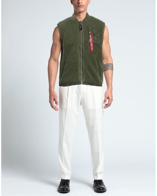 Alpha Industries Green Shearling & Teddy for men
