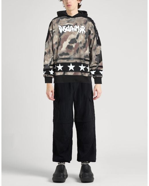 DISCLAIMER Gray Sweatshirt Cotton for men