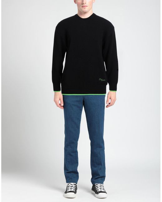 MSGM Black Sweater for men