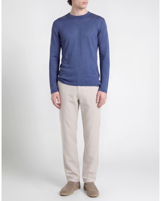 Crossley Blue Azure Sweater Virgin Wool for men