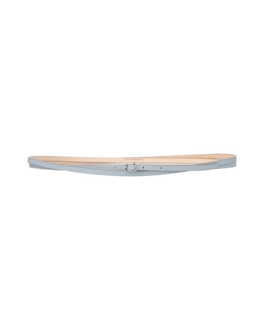 Maison Margiela White Light Belt Leather