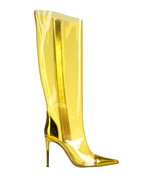 Alexandre Vauthier Yellow Knee Boots