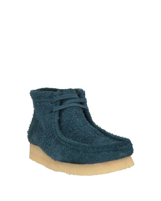 Clarks Blue Ankle Boots for men