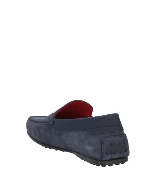 Tod's For Ferrari Blue Loafers for men