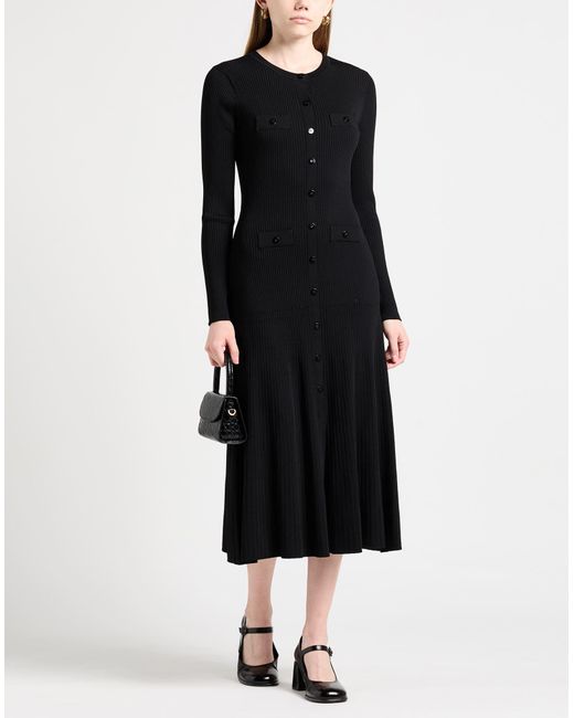 DKNY Black Midi Dress