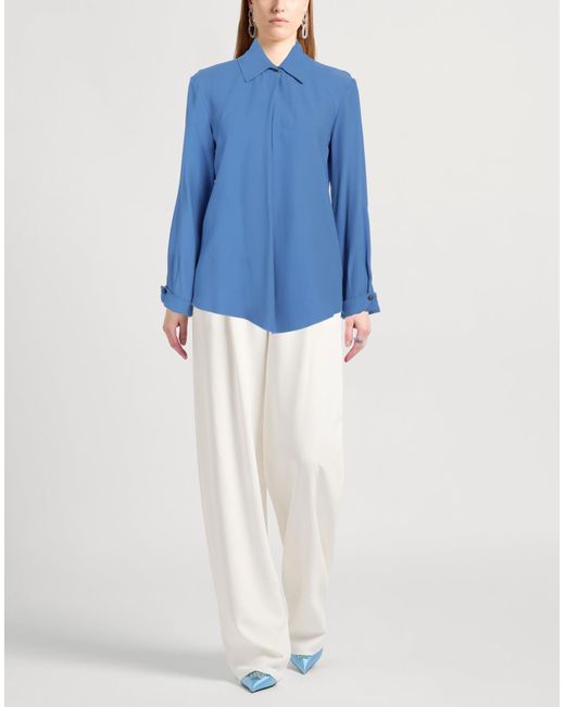 Liviana Conti Blue Pastel Top Viscose, Acetate