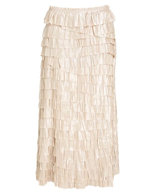 Ulla Johnson Natural Midi Skirts