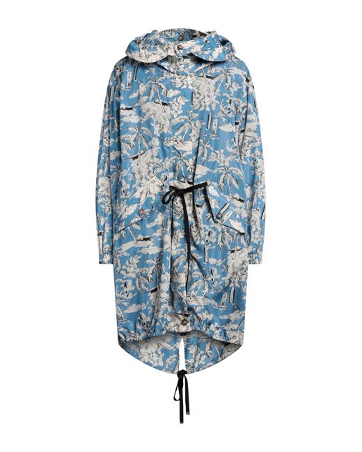 Moncler Blue Overcoat & Trench Coat