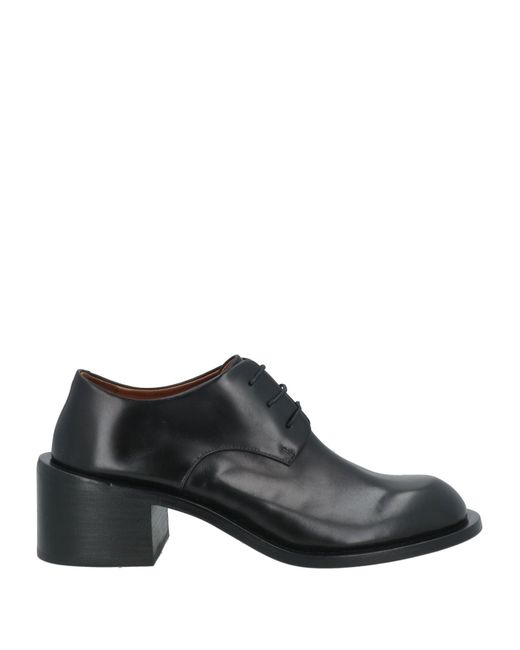 Marsèll Black Lace-Up Shoes Calfskin