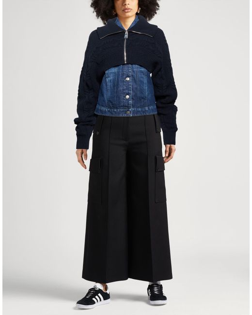 Dondup Blue Denim Outerwear Cotton