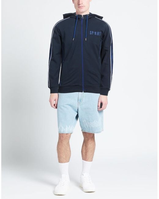 Bikkembergs Blue Sweatshirt for men
