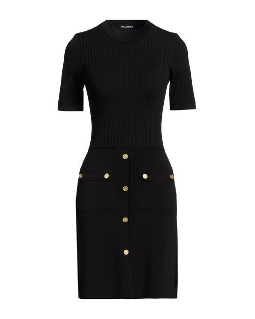 Karl Lagerfeld Black Mini Dresses