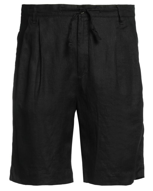 Officina 36 Black Shorts & Bermuda Shorts for men