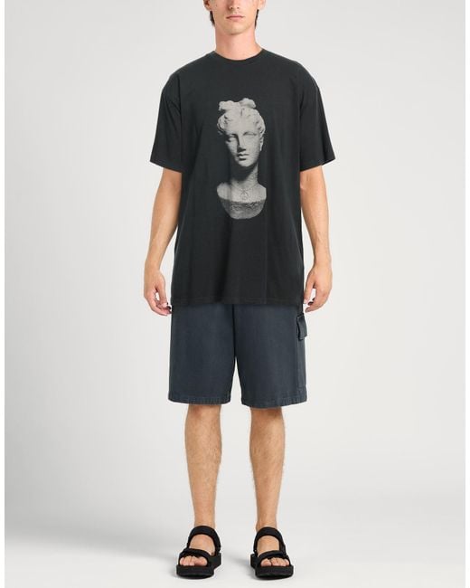 Aries Black T-Shirt Cotton for men