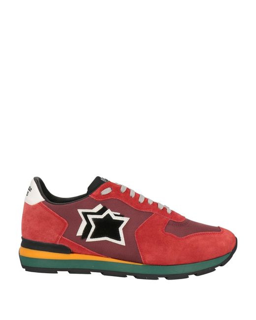Atlantic Stars Red Sneakers for men