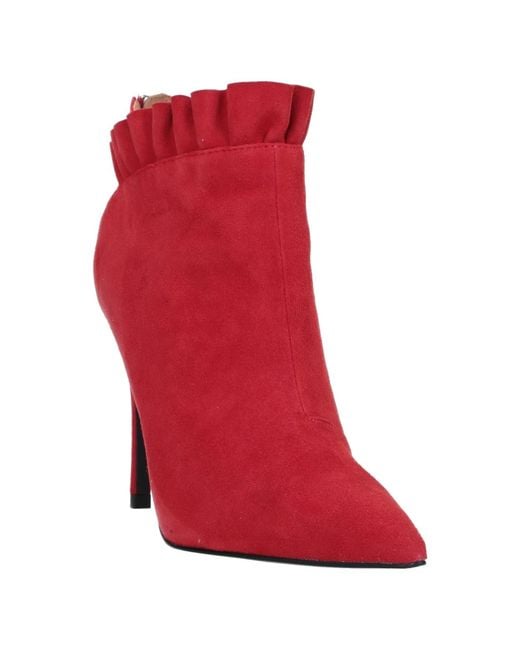 Liu Jo Red Ankle Boots