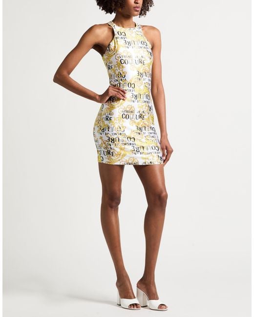 Versace Jeans Couture Metallic Mini Dresses