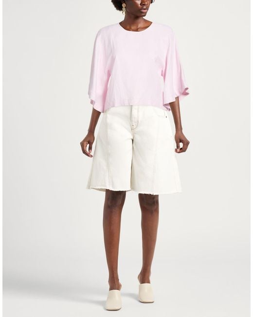 Top Kaos de color Pink