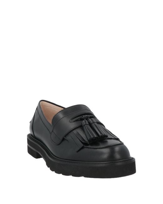 Stuart Weitzman Black Mokassin